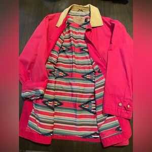 Woolrich Santa Fe Red chore coat Women’s L